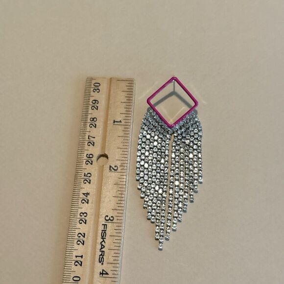 Tassel drop earrings N1163 - Picture 4 of 4